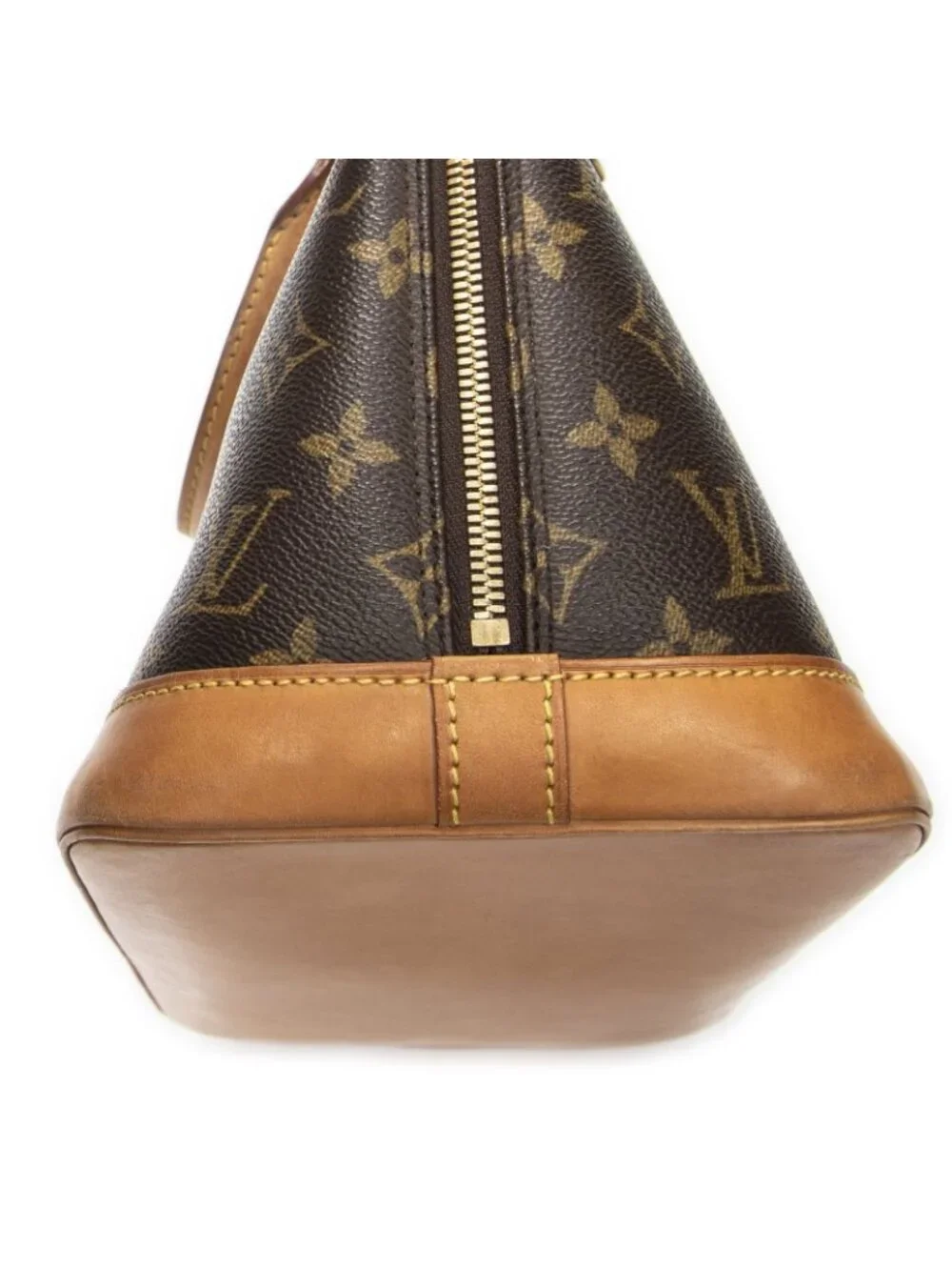 Louis Vuitton Alma Brown Monogram Canvas Handbag
